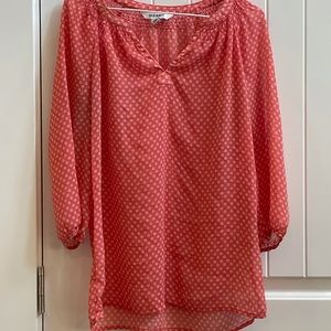 Old navy size small coral blouse